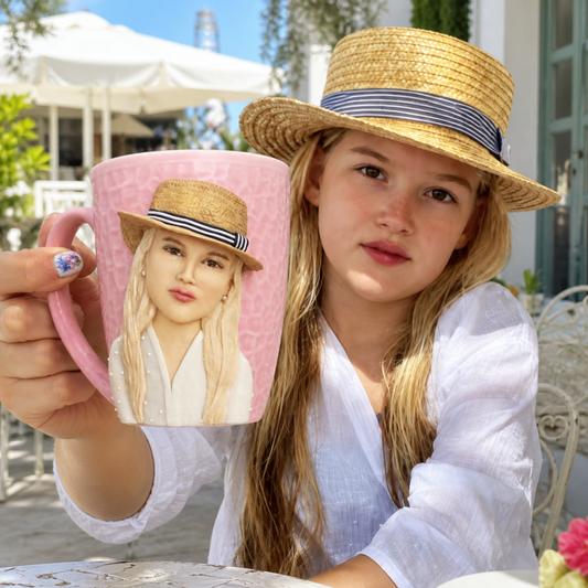 Personalized Figure Mug from photo for Girlfriend