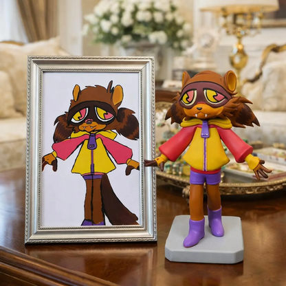 Personalized VTuber Figure handmade from Avatar Art