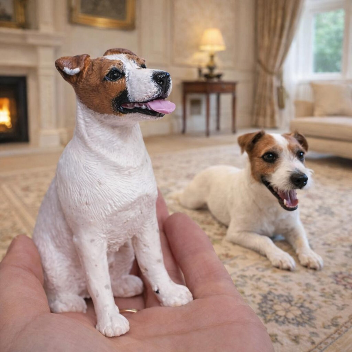Pet Memorial Altar Figurine handmade From Photo, Custom Keepsake
