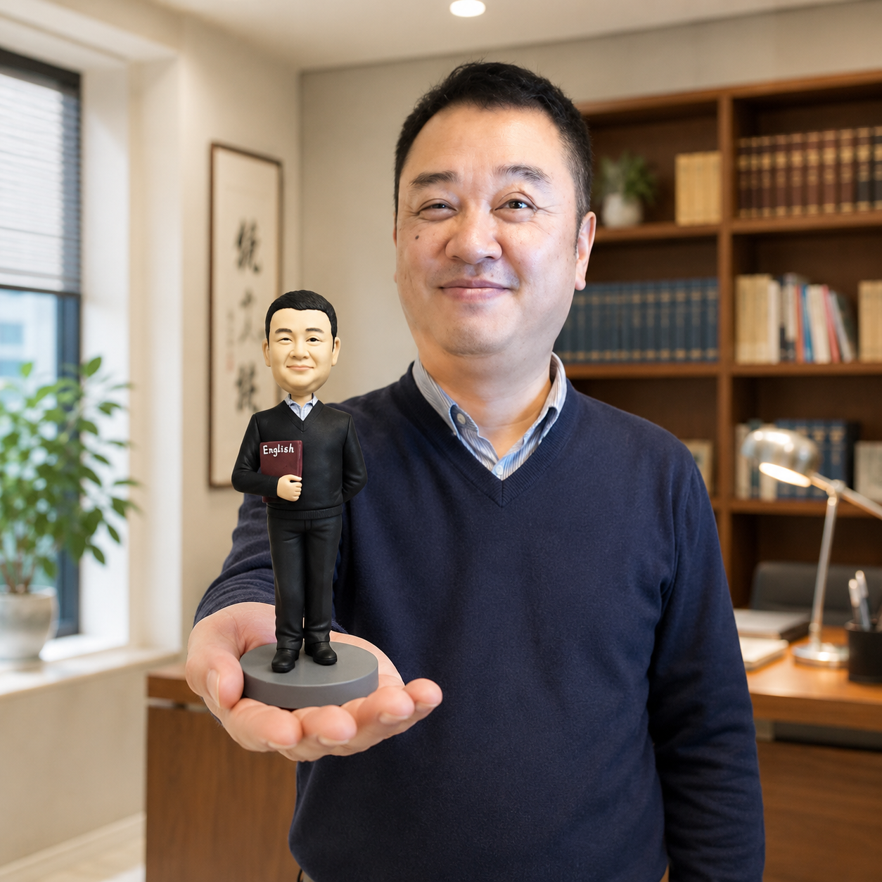 Teacher Gift，Personalized Bobblehead Figurine handmade from photo