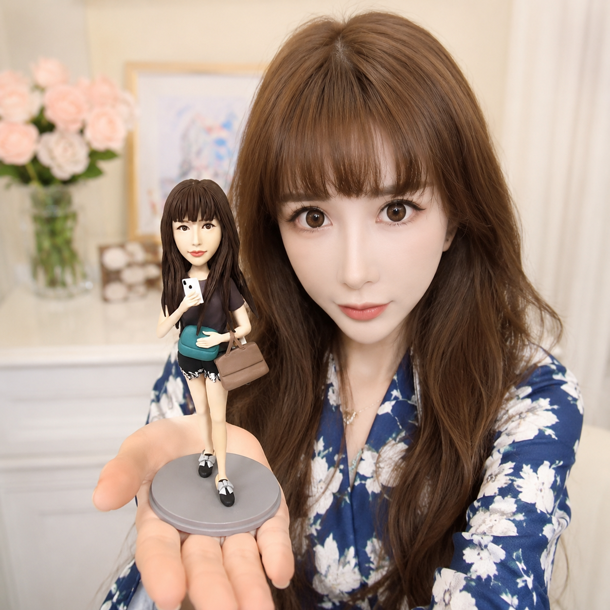 Turn a Person Into a Figurine, Custom handmade Photo Gift