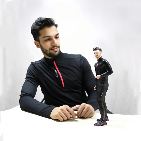 Custom Bobblehead for Men, Personalized Figurine from Photo, Unique Birthday Anniversary Gift for Husband, Boyfriend, Dad, Boss, Grandpa