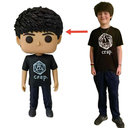 Custom Kids Funko Pop - Personalized Children Pop Figure from photo, unique handmade Gift for birthday - uDesign Gift
