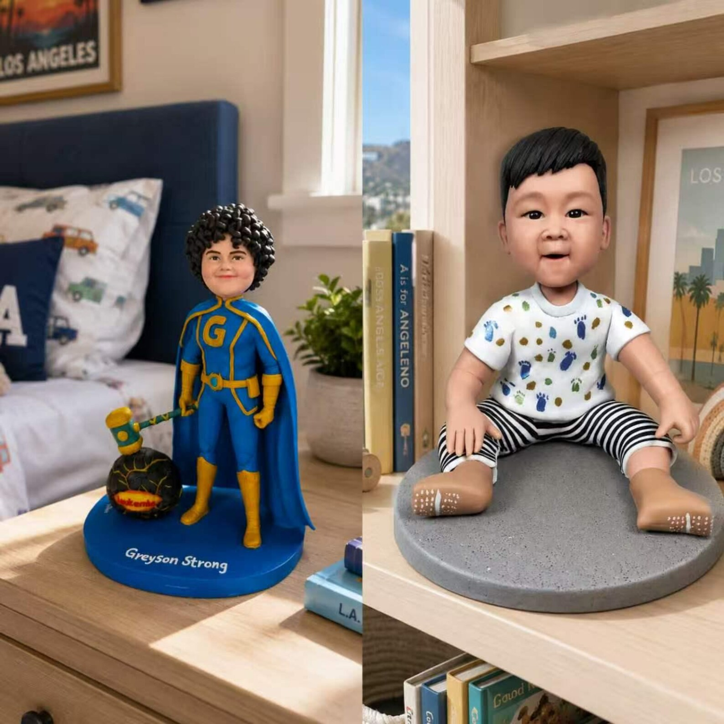 Custom Child Bobblehead from Photo – Birthday Gift - uDesign Gift