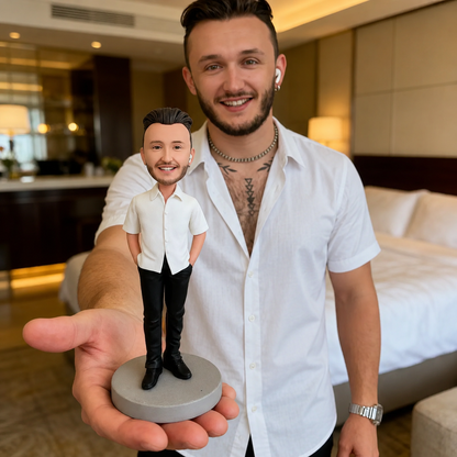 Custom Bobblehead for Boyfriend – Personalized Photo Gift handmade from photo