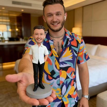 Custom Bobblehead for Boyfriend – Personalized Photo Gift handmade from photo