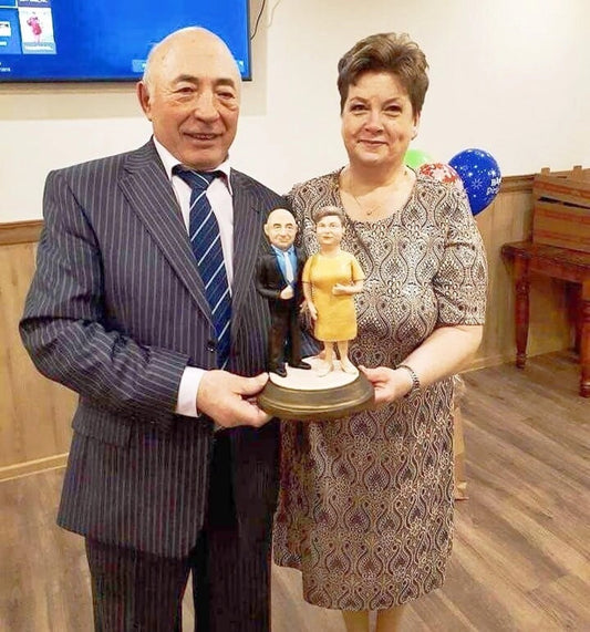 Personalized Custom Couple Bobbleheads from Your Photos - Perfect Anniversary & Wedding Gift - uDesign Gift