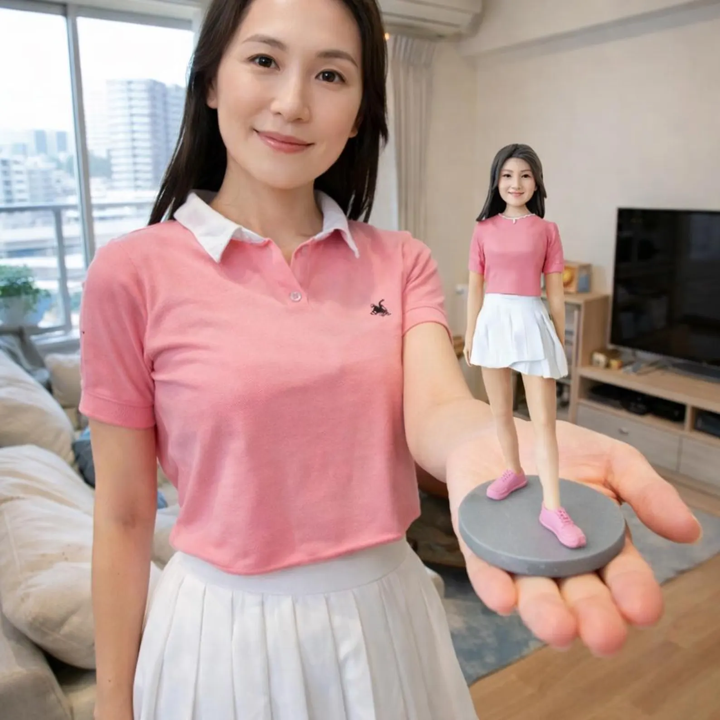 Custom Fashion Figurine for Her – Personalized Gift handmade from photo