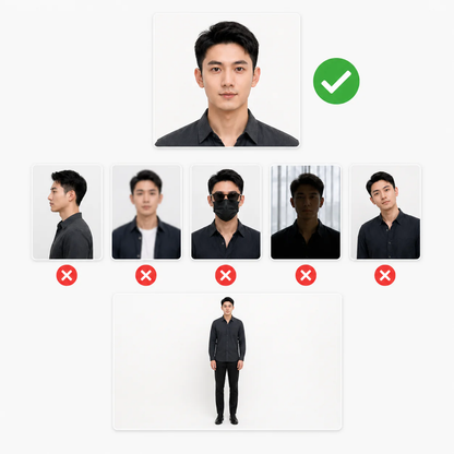 Photo guide for ordering a custom figurine with front, side, back, outfit and accessory references