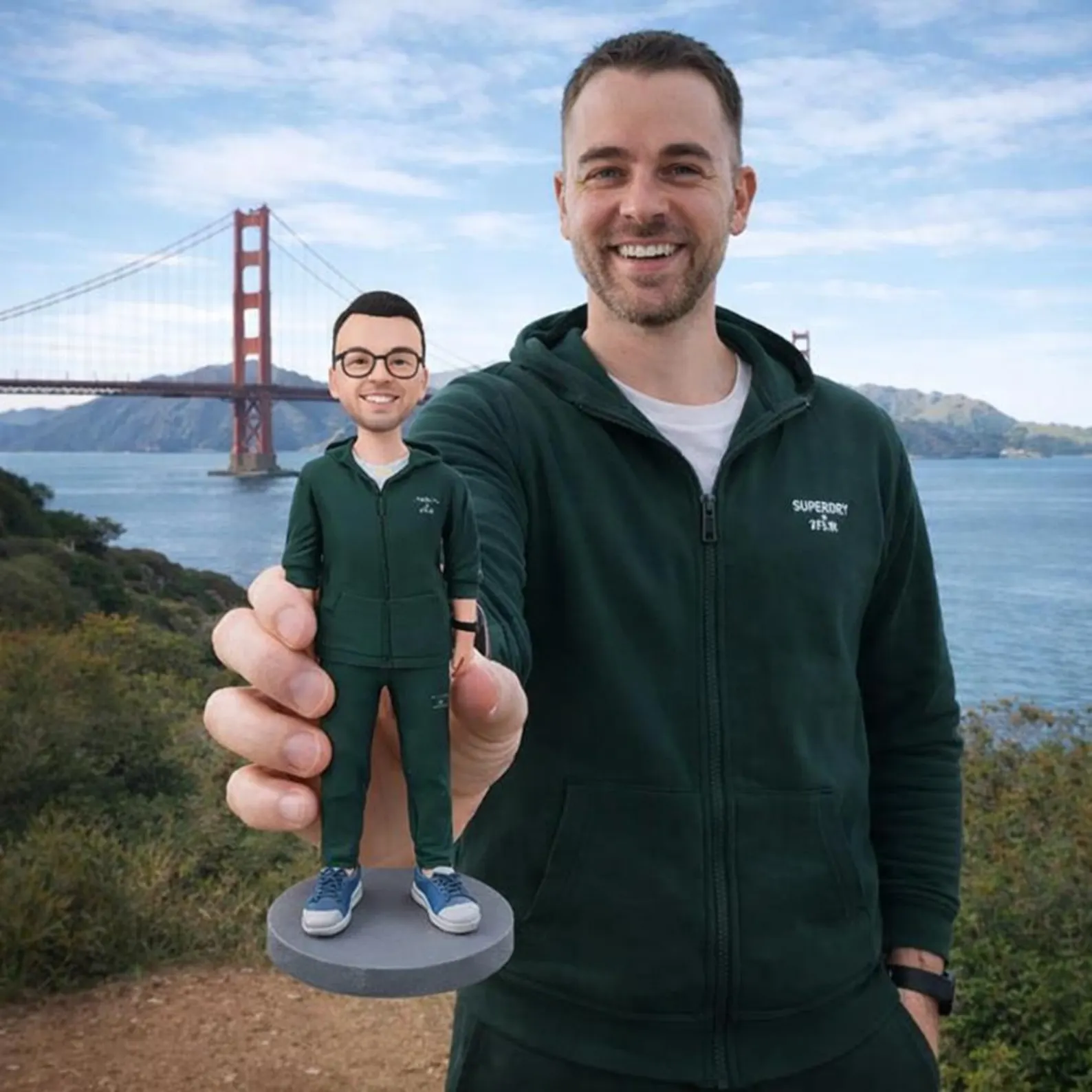Custom Gamer Bobblehead for Boyfriend – Desk Figure Gift handmade from photo