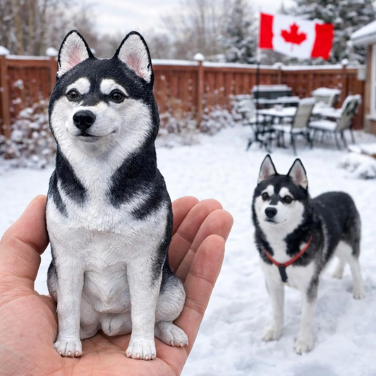 Custom Husky Figurine from Photo handmade from photo