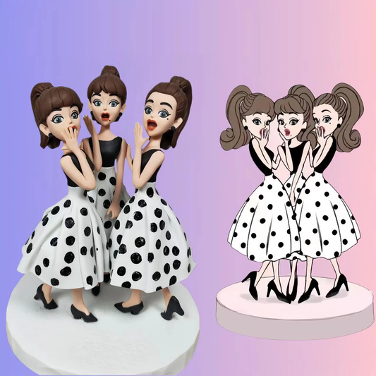 Personalized Video Game Character figurine - Custom Vtuber Figure - Handmade 3D Sculpture from Your Photo (Copy) - uDesign Gift