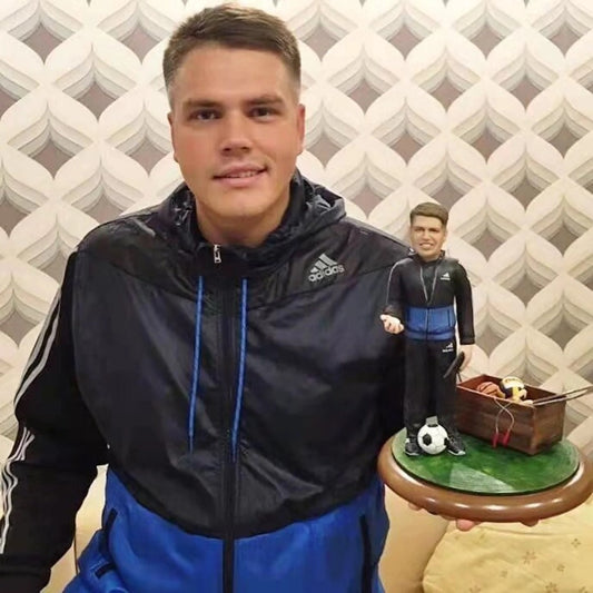 custom bobblehead football from photo