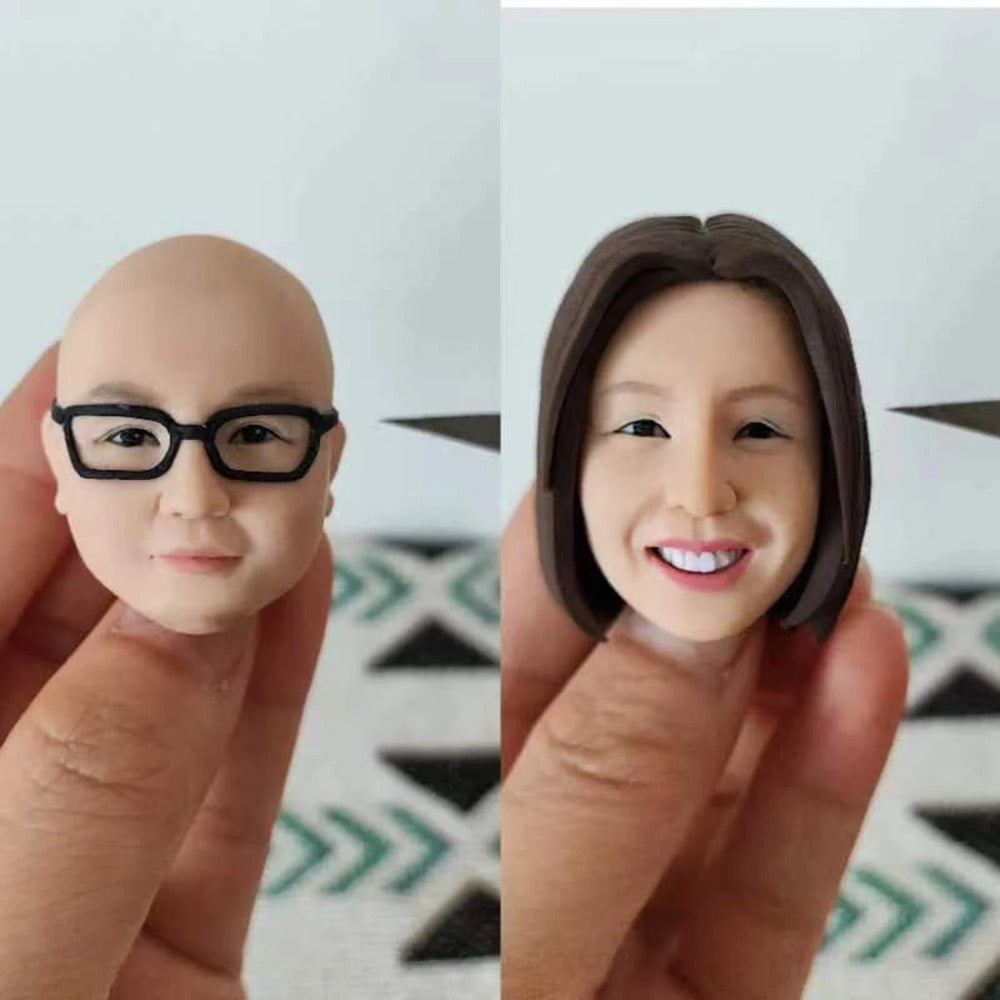 Personalized Custom Couple Bobbleheads from Your Photos - Perfect Anniversary & Wedding Gift (Copy) - uDesign Gift