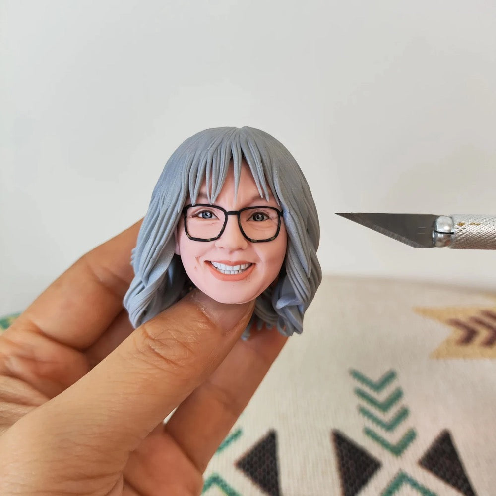 Personalized Custom Parents Bobbleheads from Your Photos - Perfect Anniversary & Wedding Gift - uDesign Gift