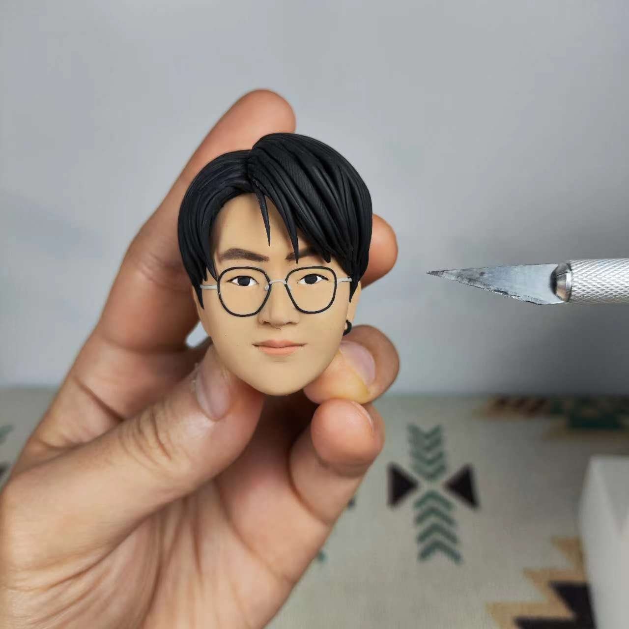 Custom Graduation Bobblehead for Him - Personalized Figurine Graduation Gifts from Photo - Unique Handmade Gift for boys, girls, students - uDesign Gift