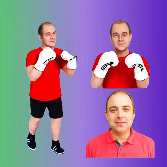 custom boxing bobblehead from photo