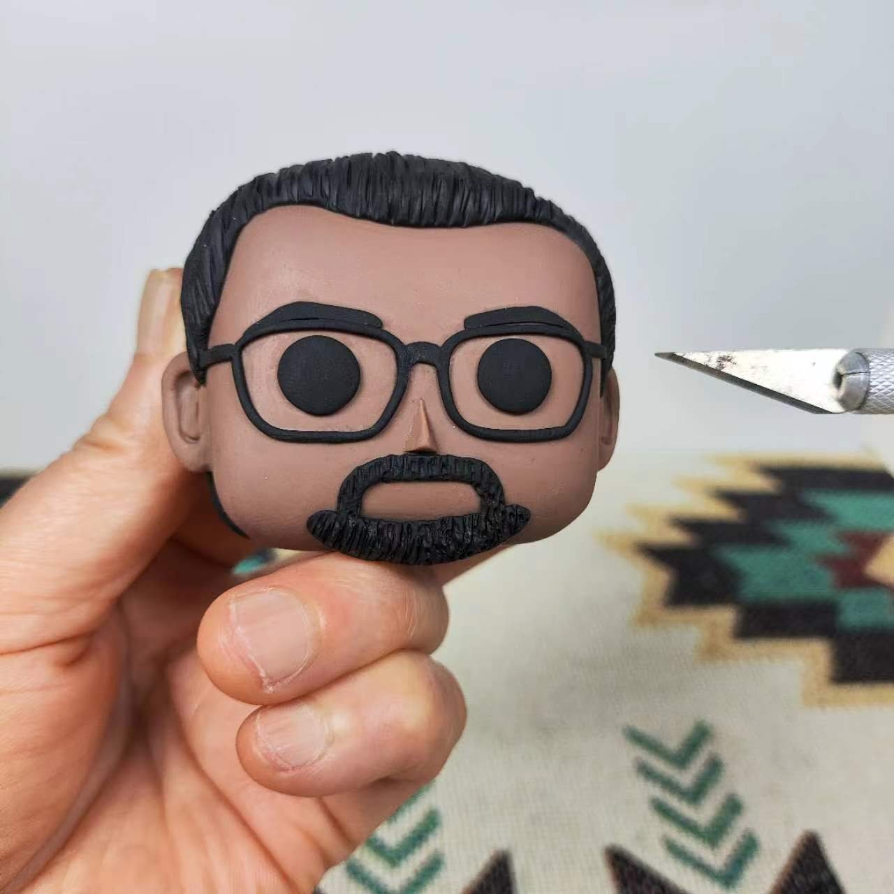 Custom dad daughter funko pop from photo, personalized Pop figure Gift for family reunion - uDesign Gift