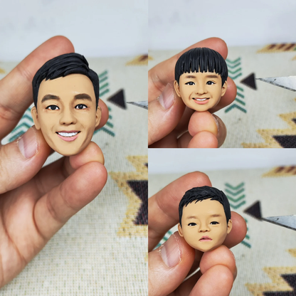 Custom Family Bobblehead - Personalized 3D Figurine from Photo | Unique Gift for Reunions & Memorials - uDesign Gift