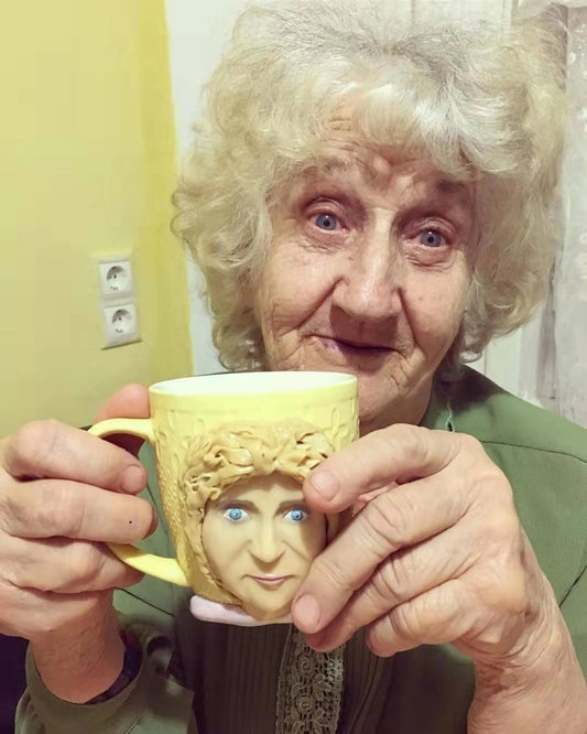 Custom Figurine Mug With Picture- Personalized 3D Portrait figure Coffee Mug, Handmade Gift for Coffee Lovers