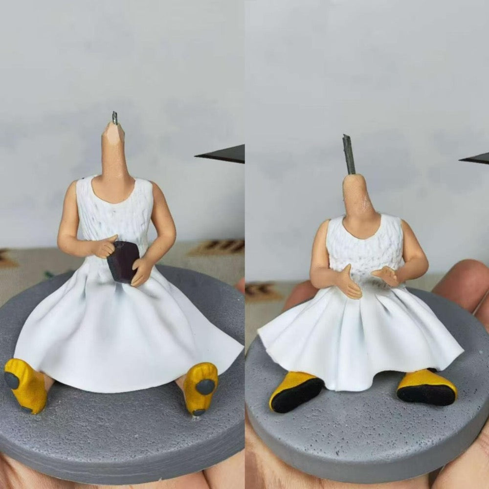 Custom Baby Bobblehead - Personalized 3D Kid Portrait Figurine from Photo - Unique Handmade Gift for Baby Shower, Birthday, or Newborn - uDesign Gift