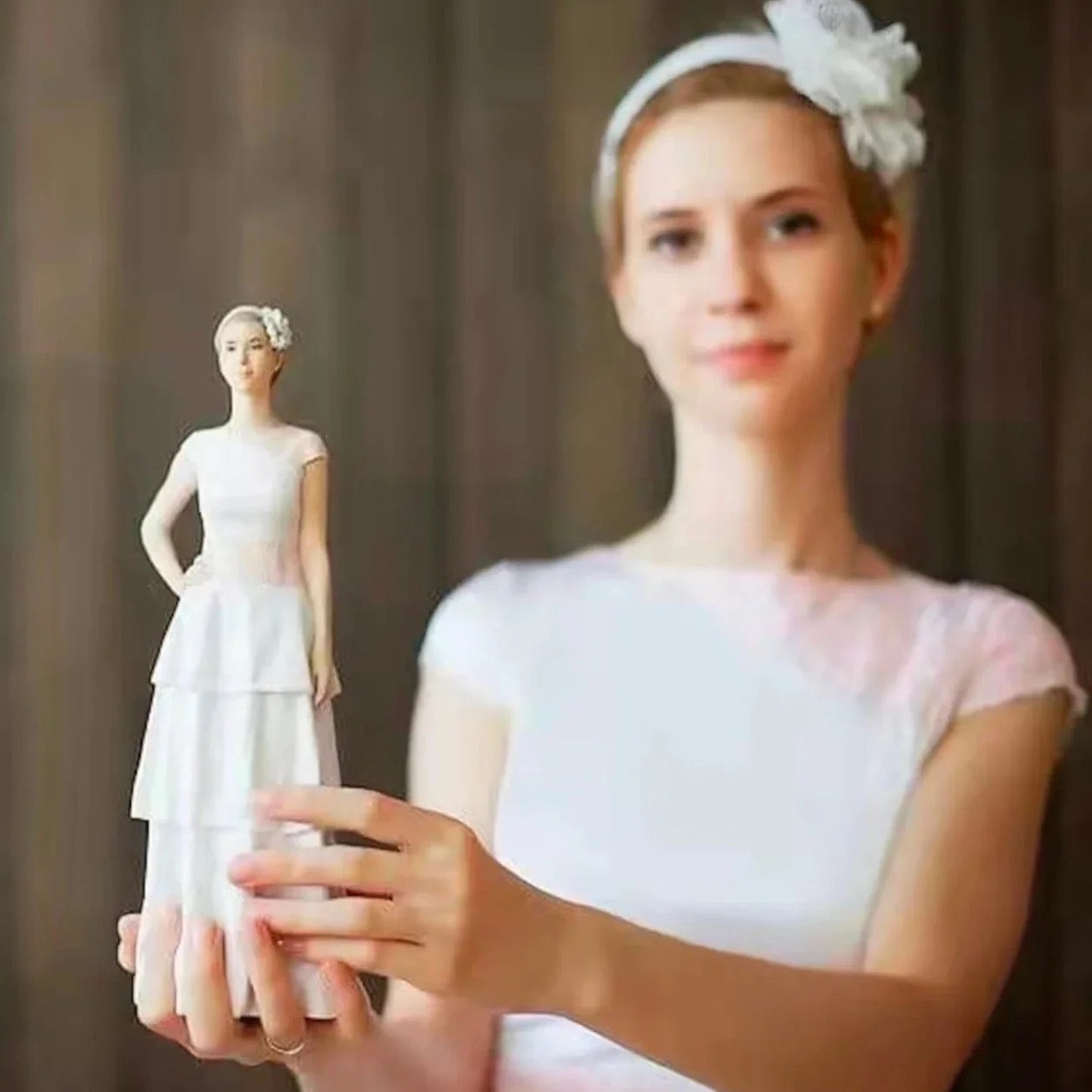 custom figurine of yourself, personalized figurine cake topper, unique handmade gift at www.udesigngift.com