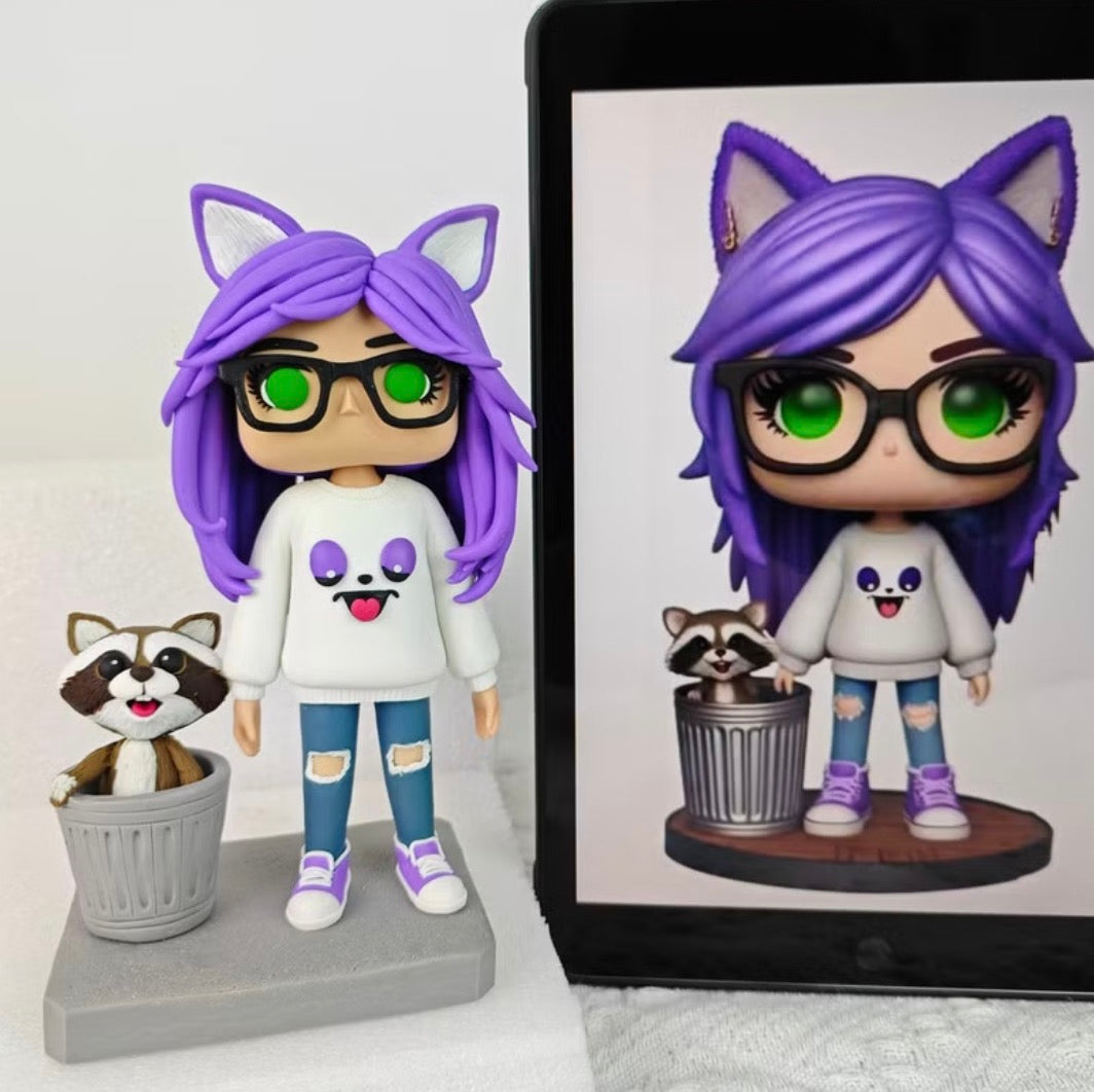 Custom Funko Pop Couple- Personalized Pop Figure from photo, unique handmade Gift for Wedding & Anniversary - uDesign Gift