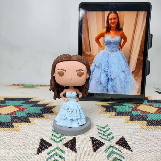 Custom Funko Pop - Personalized Pop Figure from photo, unique handmade Gift for Her, Mom, Girlfriend - uDesign Gift