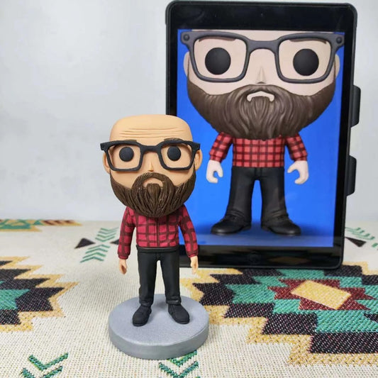 Custom Funko Pop - Personalized Pop Figure from photo, unique handmade Gift for Husband, Birthday - uDesign Gift