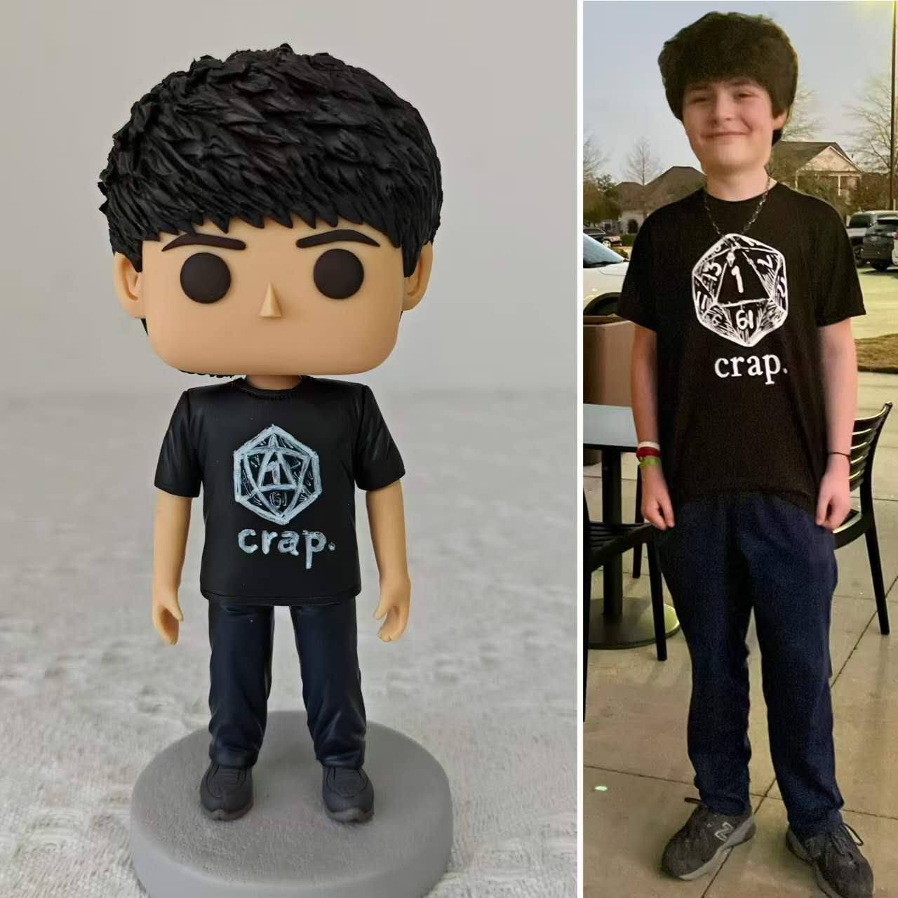 Custom Kids Funko Pop - Personalized Children Pop Figure from photo, unique handmade Gift for birthday - uDesign Gift