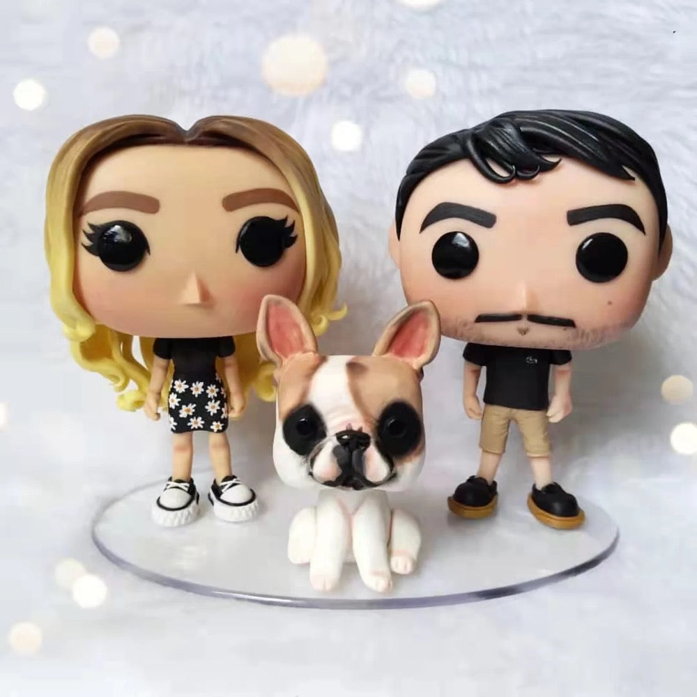 Custom Funko Pop Couple- Personalized Pop Figure from photo, unique handmade Gift for Wedding & Anniversary - uDesign Gift