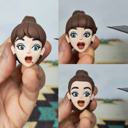 Personalized Video Game Character figurine - Custom Vtuber Figure - Handmade 3D Sculpture from Your Photo (Copy) - uDesign Gift