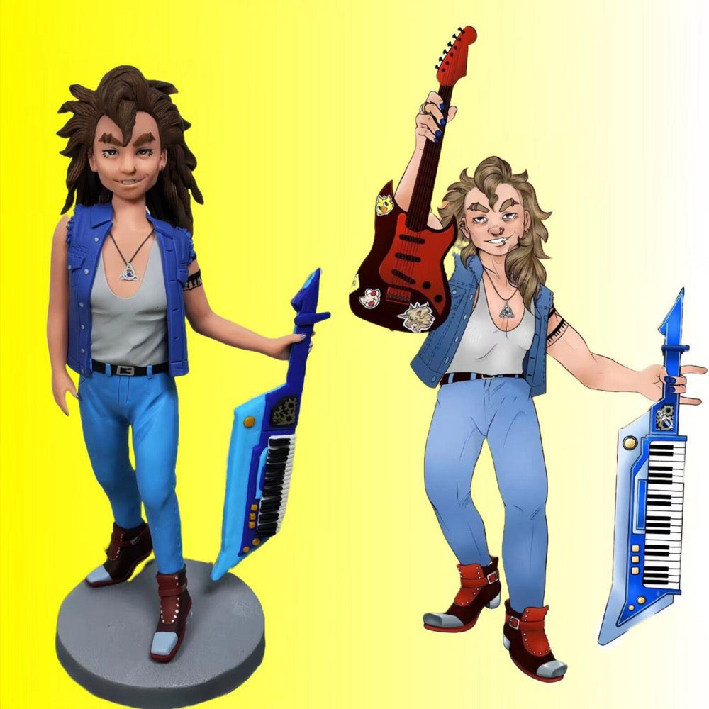 Personalized Custom Anime Figure from Photo - Unique Handmade Gift - uDesign Gift