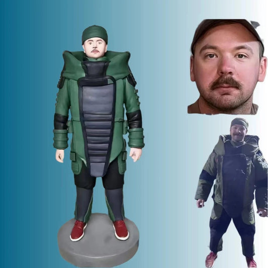 custom military bobblehead from photo