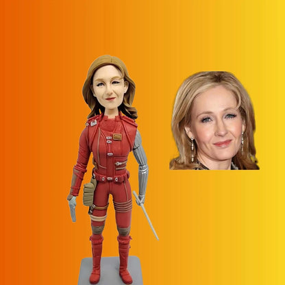 custom nebula figure from your photo, personalized marvel figure gifts for marvel fans