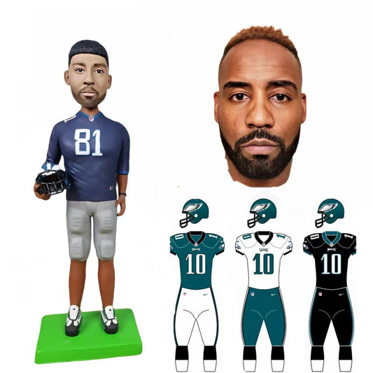 custom nfl football bobblehead from photo