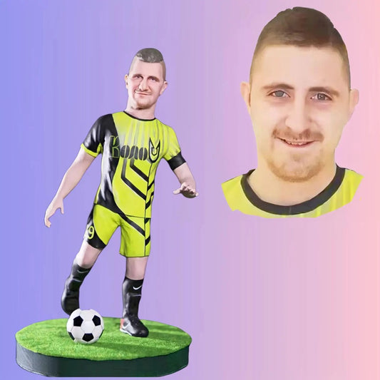 custom soccer bobblehead from photo