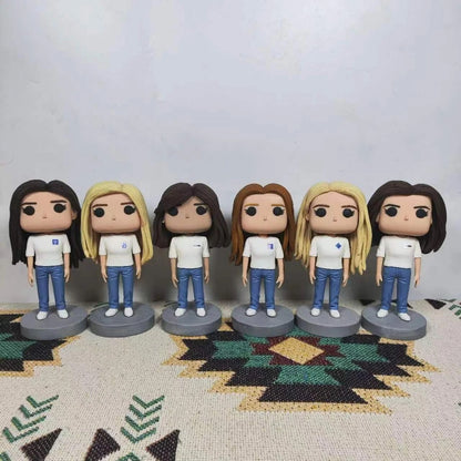 Custom family portrait funko pop, personalized family reunion funko figure, customized group gift for coworkers, team, employee appreciation - uDesign Gift