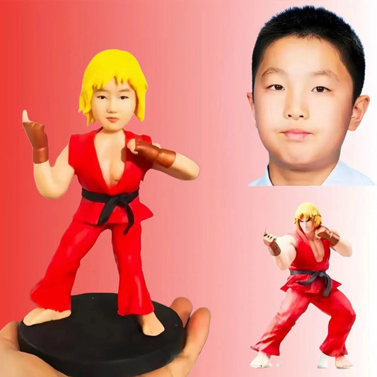 custom video game figure street fighter ryo from a photo - uDesign Gift