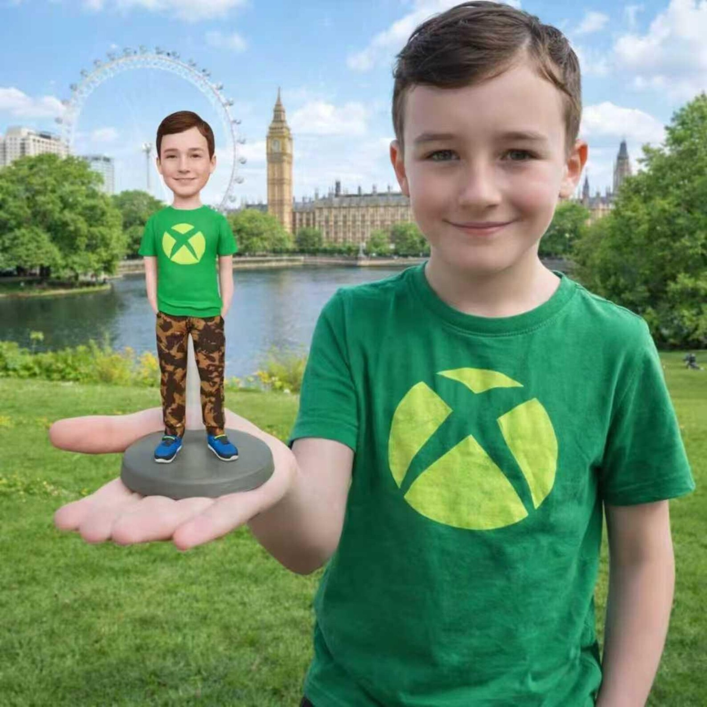 Custom Child Bobblehead from Photo – Birthday Gift - uDesign Gift