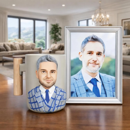 Custom Figure Mug for Boyfriend from Photo