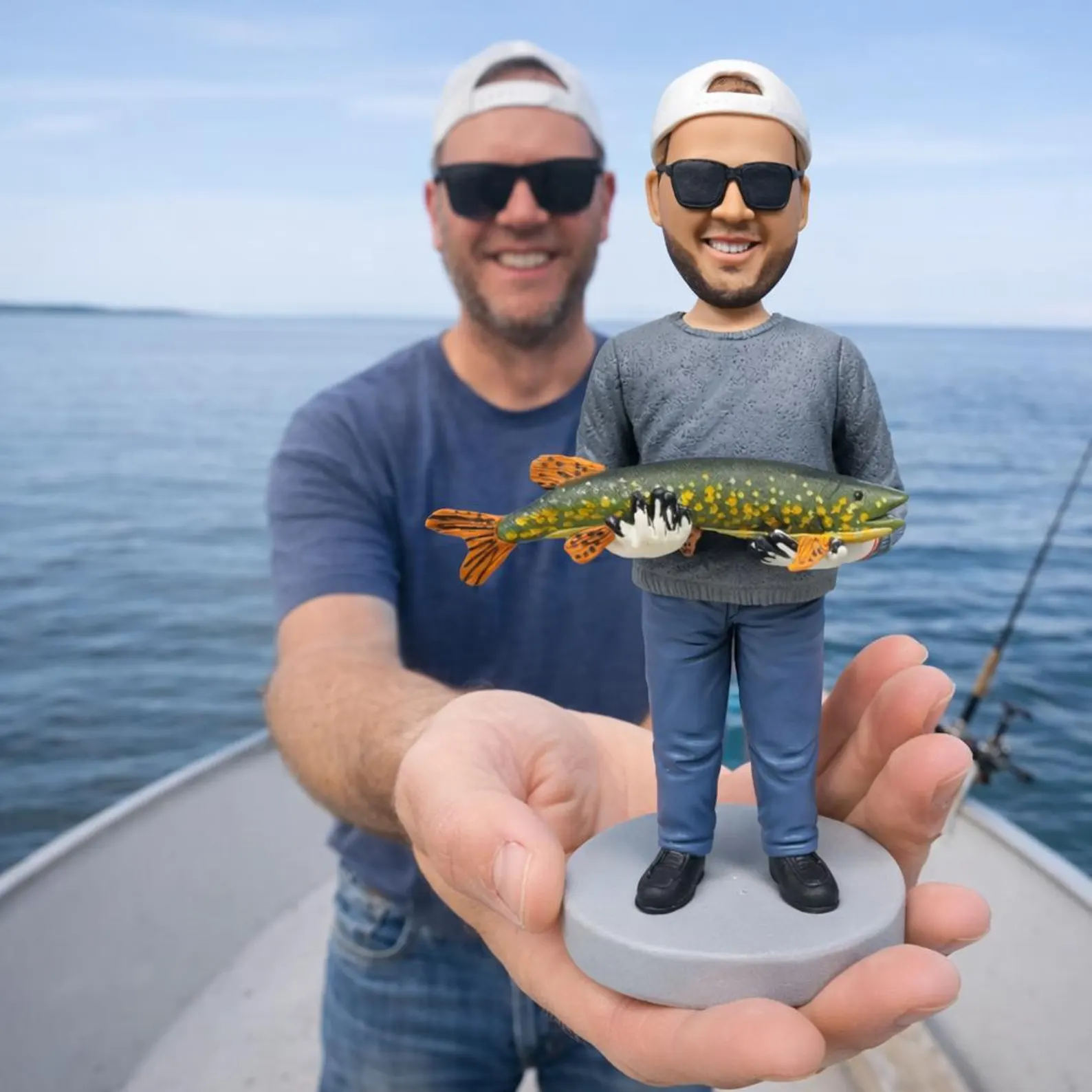 Custom Hunting Bobblehead Dolls, Custom Hunter Figure - uDesign Gift
