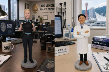 Custom Lawyer Figurine from Photo, Personalized Lawyer Gift Bobblehead - uDesign Gift