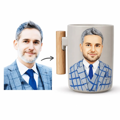 Custom Figure Mug for Boyfriend from Photo