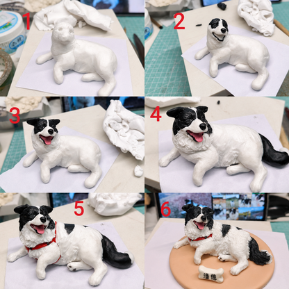 Custom Dog Figurine from Photo – Pet Memorial Gift - uDesign Gift