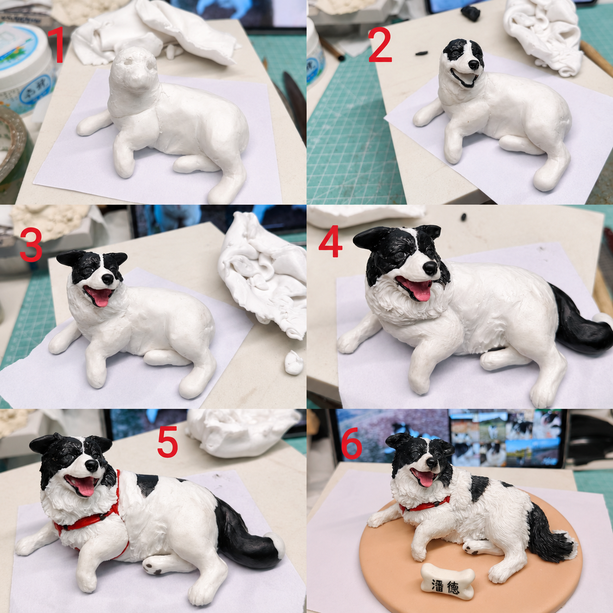 Custom Dog Figurine from Photo - uDesign Gift