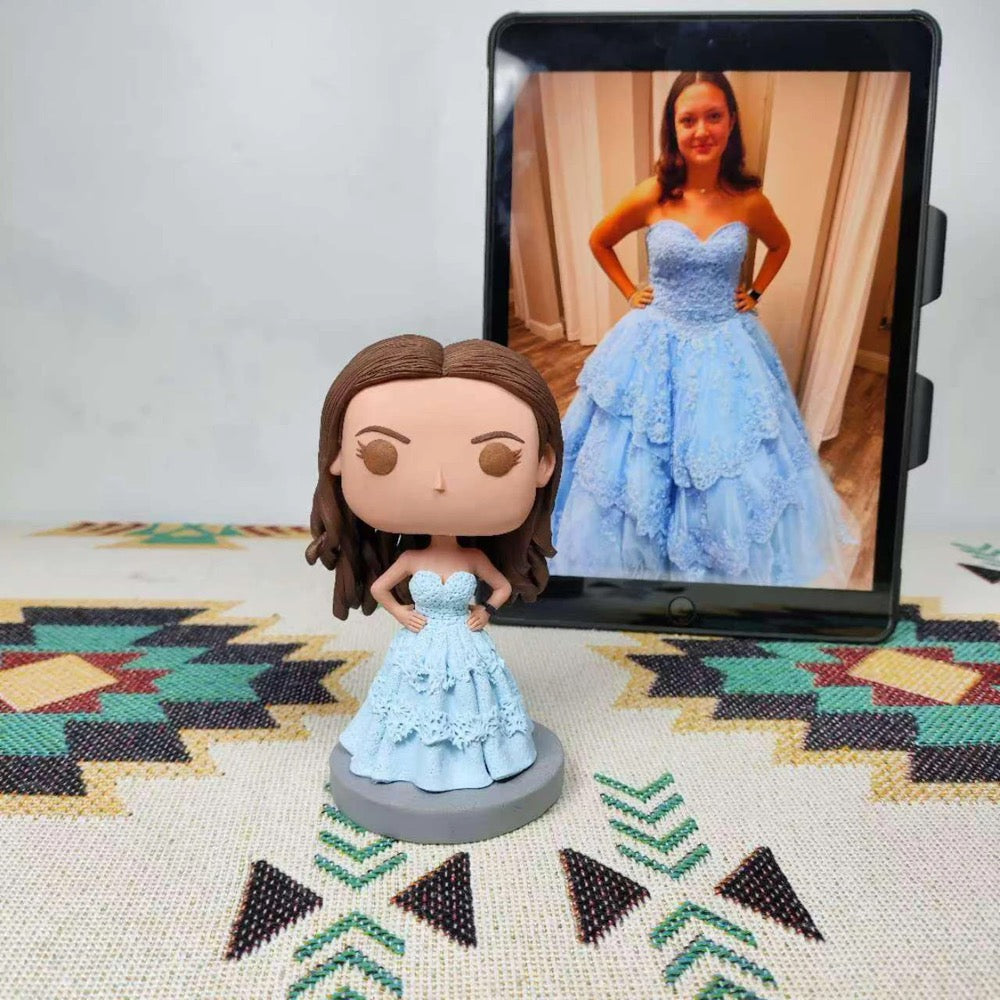 Custom Kids Funko Pop - Personalized Children Pop Figure from photo, unique handmade Gift for birthday - uDesign Gift