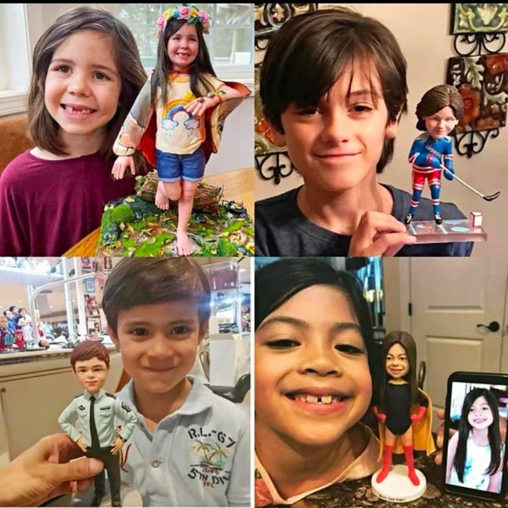 Custom Graduation Bobblehead for Him - Personalized Figurine Graduation Gifts from Photo - Unique Handmade Gift for boys, girls, students - uDesign Gift