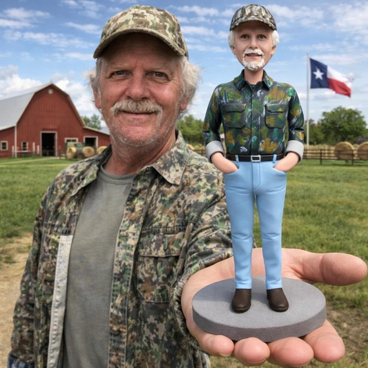 Personalized Dad Figurine – Father’s Day Gift handmade from photo