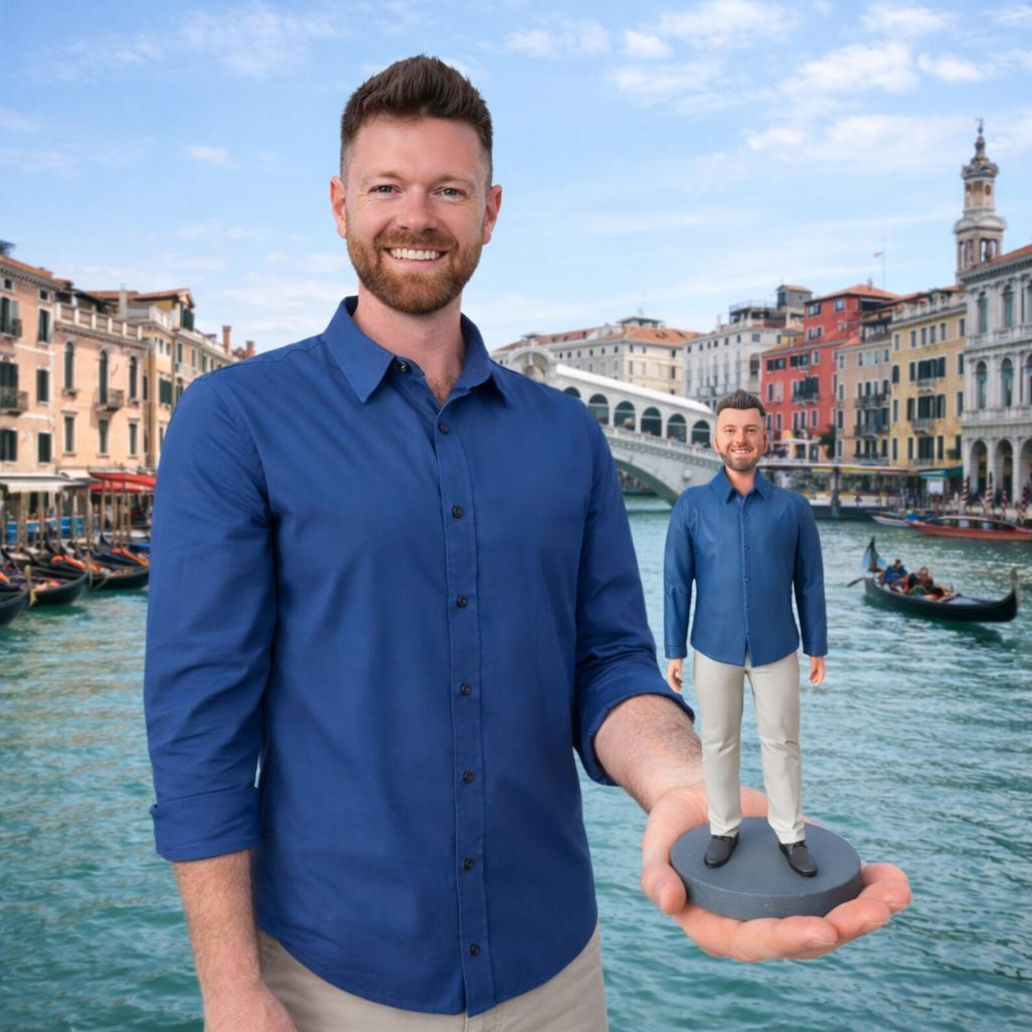 Personalized Figurine for Him – Custom Gift handmade from photo